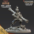 3D Printed Clay Cyanide Son Goku Monkey King Warrior Japanese Deities Ragnarok D&D
