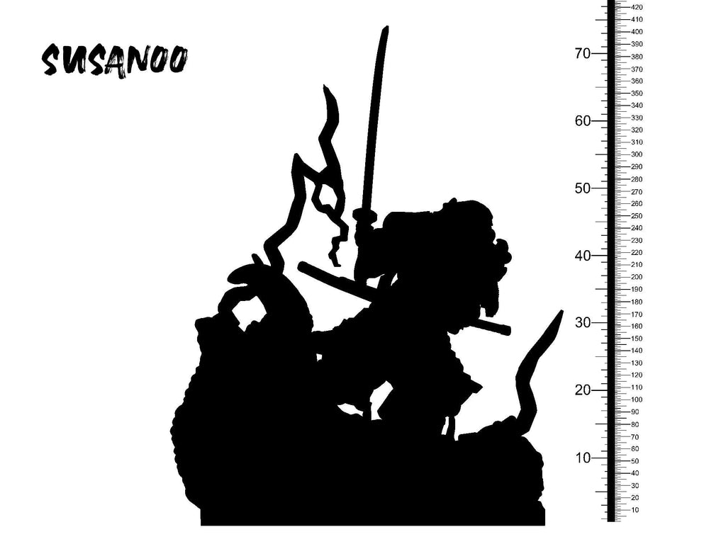 3D Printed Clay Cyanide Susanoo Japanese Deities Ragnarok D&D