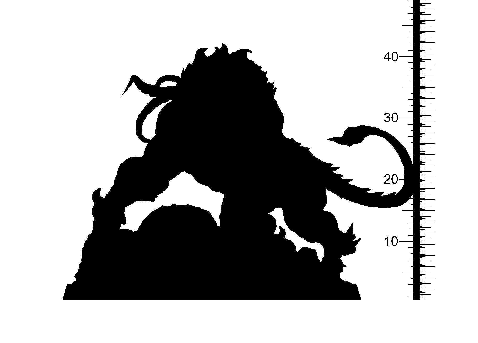 3D Printed Clay Cyanide Taurus Zodics 28mm-32mm Ragnarok D&D