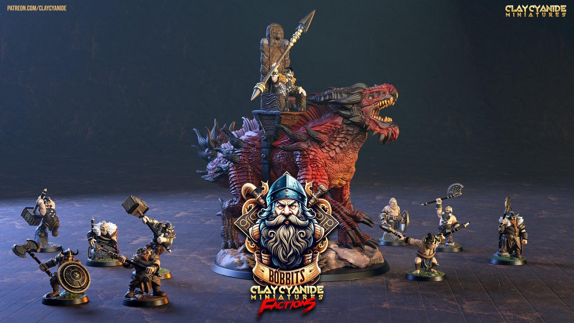 3D Printed Clay Cyanide The Bobbits Factions Ragnarok D&D