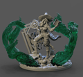 3D Printed Clay Cyanide The Magician Tarot Ragnarok D&D