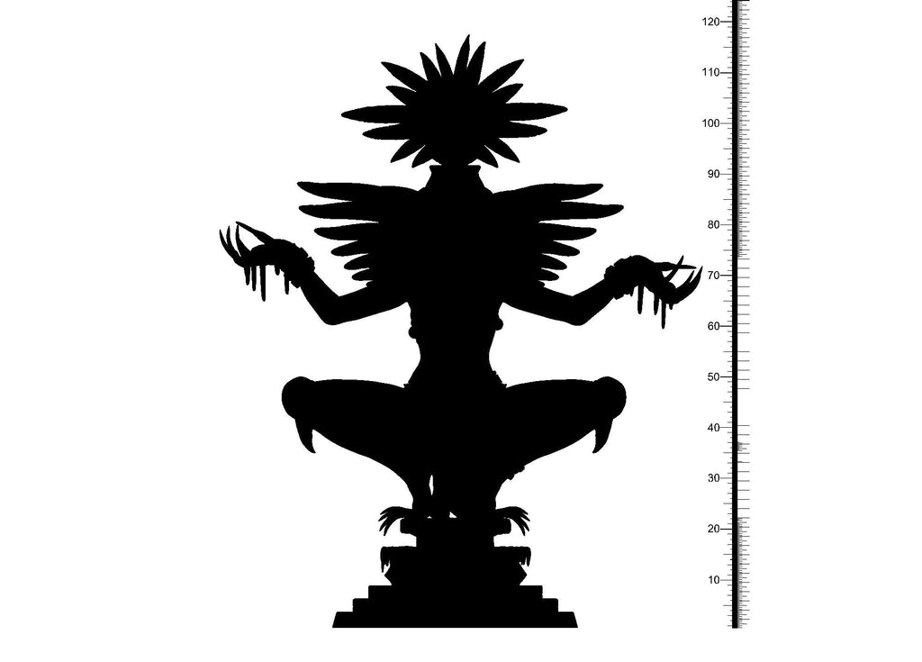 3D Printed Clay Cyanide Tlaltecuhtli Pantheon of Aztecs Ragnarok D&D