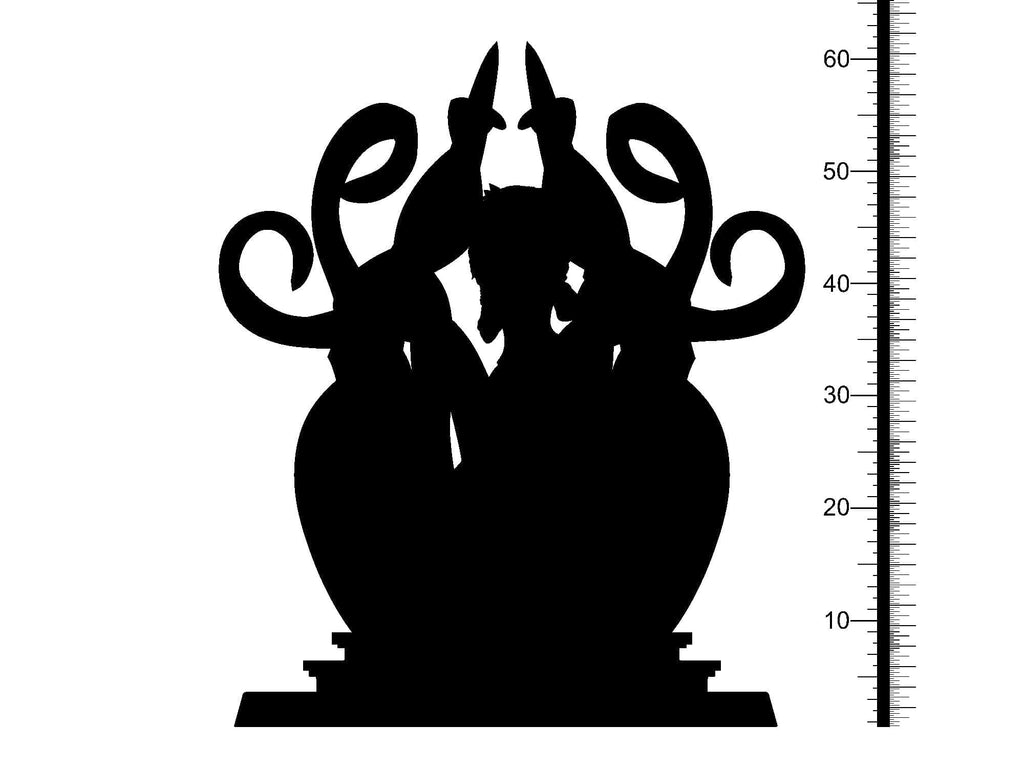 3D Printed Clay Cyanide Weletecora Ethiopian Mythos 28 32 mm D&D