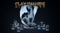 3D Printed Clay Cyanide White Runners Factions Tribes Ragnarok D&D