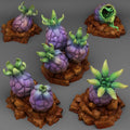 3D Printed Fantastic Plants and Rocks Alien Eggs 28mm - 32mm D&D Wargaming