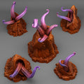 3D Printed Fantastic Plants and Rocks Alien Mars Stones 28mm - 32mm D&D Wargaming