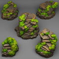 3D Printed Fantastic Plants and Rocks Ancient Magic Stairs 28mm - 32mm D&D Wargaming