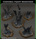 3D Printed Fantastic Plants and Rocks Cannibal Feast Branches 28mm - 32mm D&D Wargaming