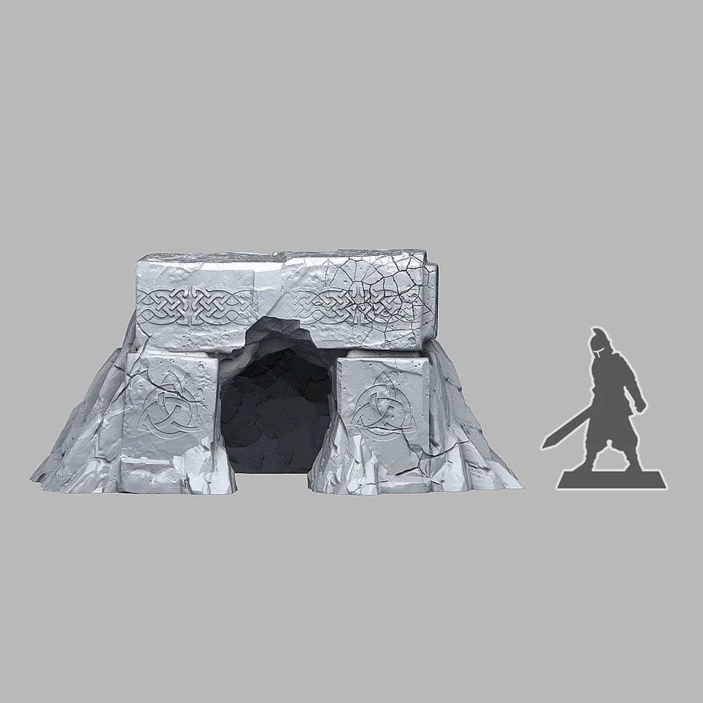 3D Printed Fantastic Plants and Rocks DWARVES MINE ENTRANCE 28mm - 32mm D&D Wargaming