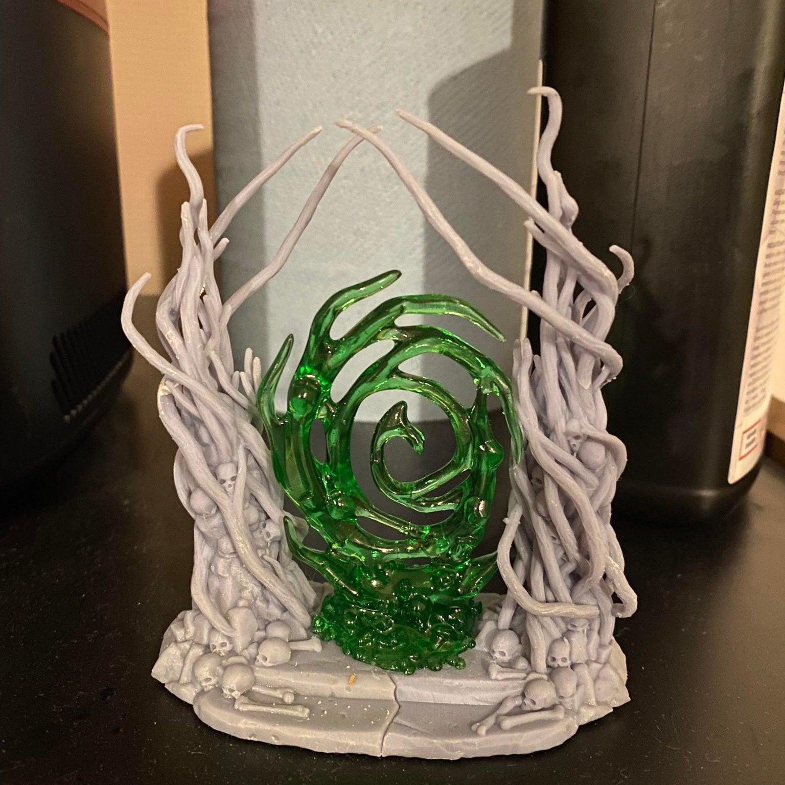 3D Printed Fantastic Plants and Rocks Dark Forest Portal 28mm - 32mm D&D Wargaming
