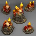 3D Printed Fantastic Plants and Rocks Deadly Autels 28mm - 32mm D&D Wargaming