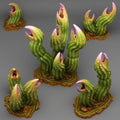 3D Printed Fantastic Plants and Rocks Exotic Carnivorous Cactus 28mm - 32mm D&D Wargaming