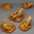 3D Printed Fantastic Plants and Rocks FOSSILIZED T-REX 28mm - 32mm D&D Wargaming