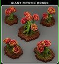 3D Printed Fantastic Plants and Rocks Giant Mystic Roses 28mm - 32mm D&D Wargaming