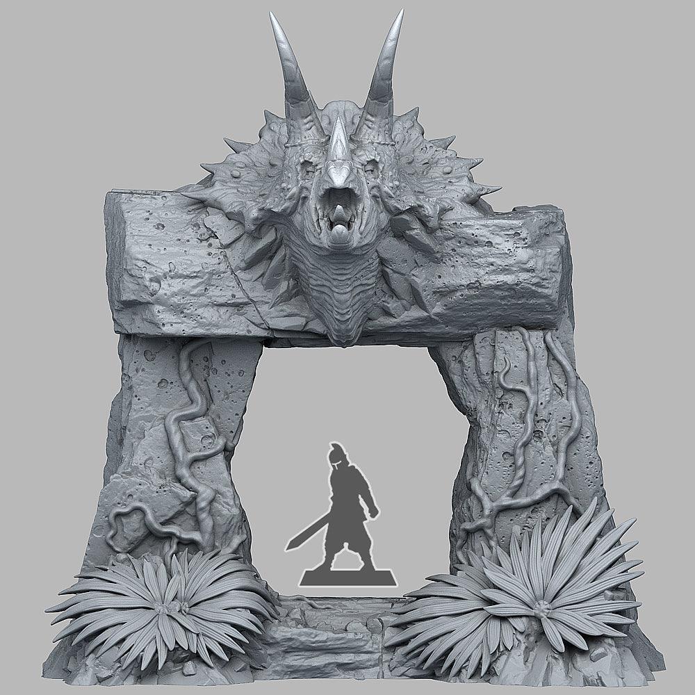 3D Printed Fantastic Plants and Rocks Jurassic Portal 28mm - 32mm D&D Wargaming