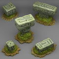 3D Printed Fantastic Plants and Rocks MYSTERIOUS ALIEN STONES 28mm - 32mm D&D Wargaming