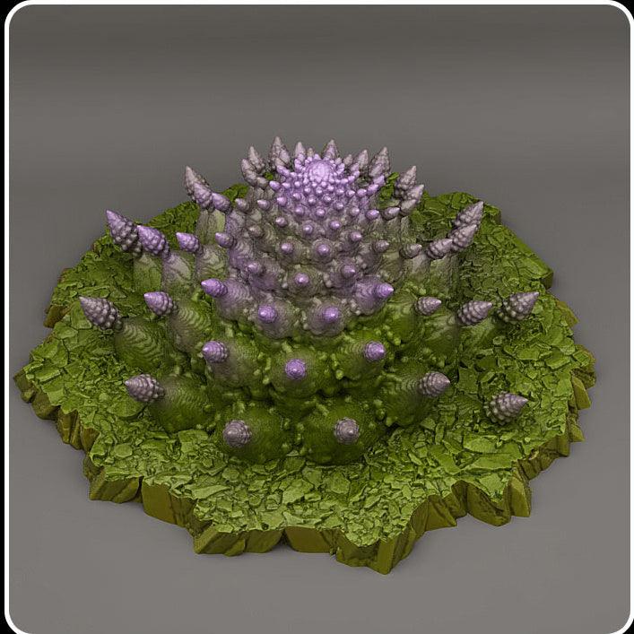 3D Printed Fantastic Plants and Rocks Ocean Sea Terrain Set 28mm - 32mm D&D Wargaming