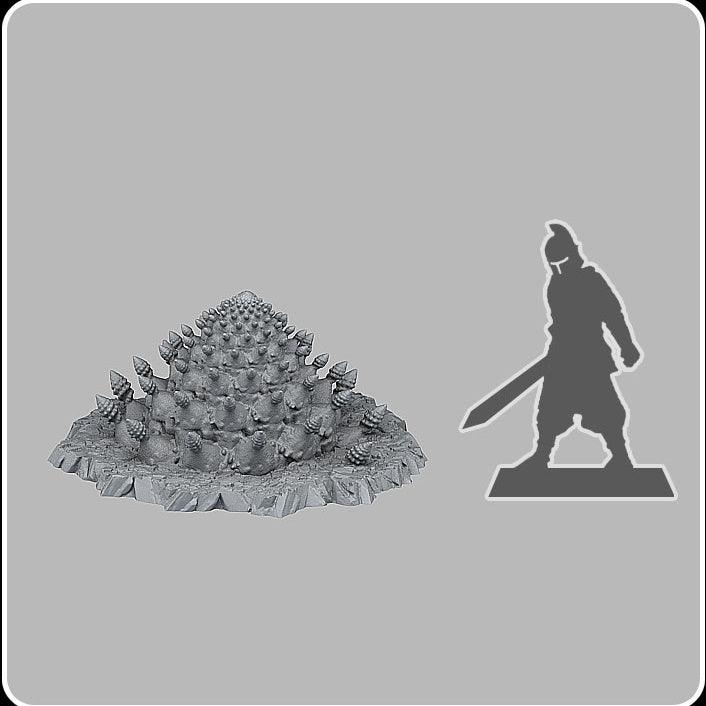 3D Printed Fantastic Plants and Rocks Ocean Sea Terrain Set 28mm - 32mm D&D Wargaming