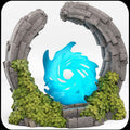 3D Printed Fantastic Plants and Rocks Pandora Portal With Its Water Vortex Effect 28mm - 32mm D&D Wargaming