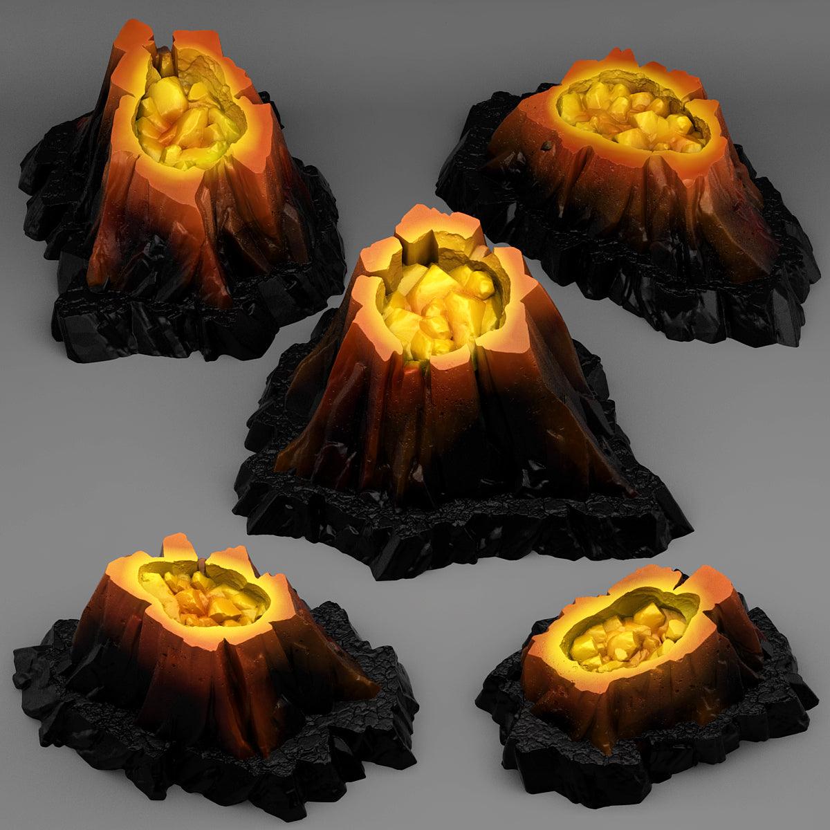 3D Printed Fantastic Plants and Rocks Pot of Gold 28mm - 32mm D&D Wargaming