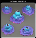3D Printed Fantastic Plants and Rocks Sci Fi Plants 28mm - 32mm D&D Wargaming