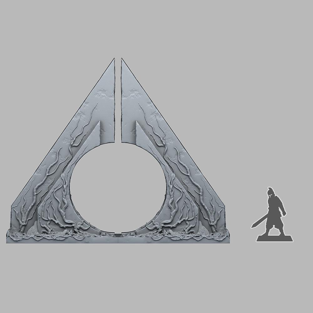 3D Printed Fantastic Plants and Rocks Sci-Fi Portal 28mm - 32mm D&D Wargaming