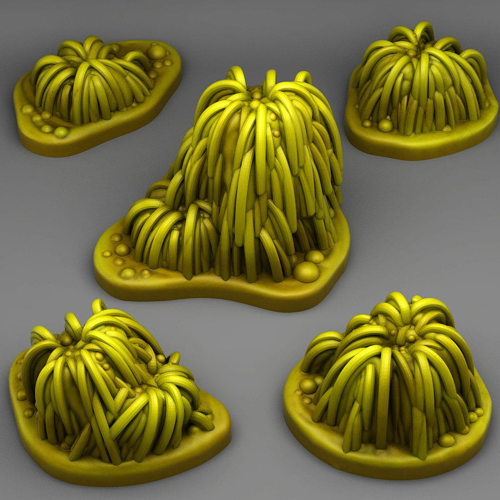 3D Printed Fantastic Plants and Rocks Strange Swamp Willows 28mm - 32mm D&D Wargaming