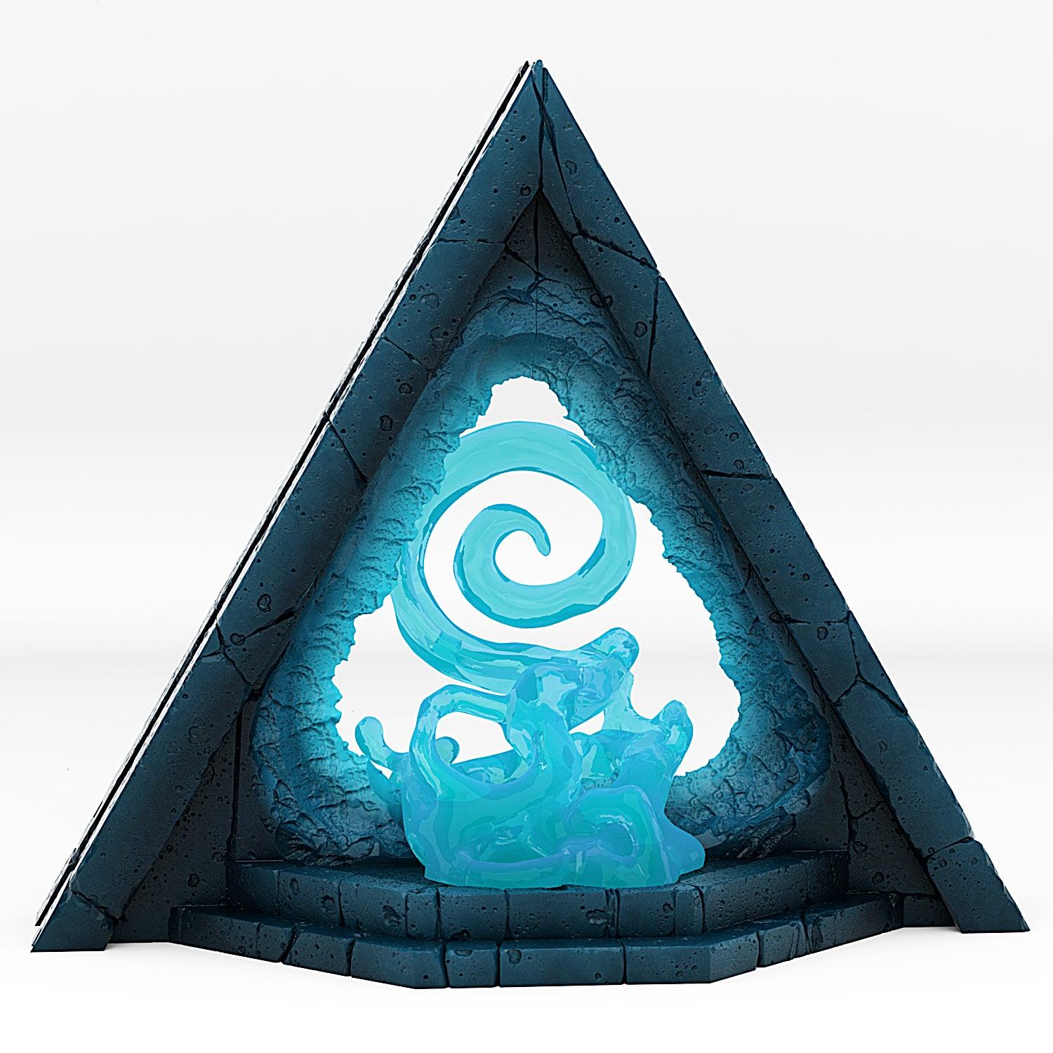 3D Printed Fantastic Portals and Effects Alien Pyramid Portal 28mm - 32mm D&D Wargaming