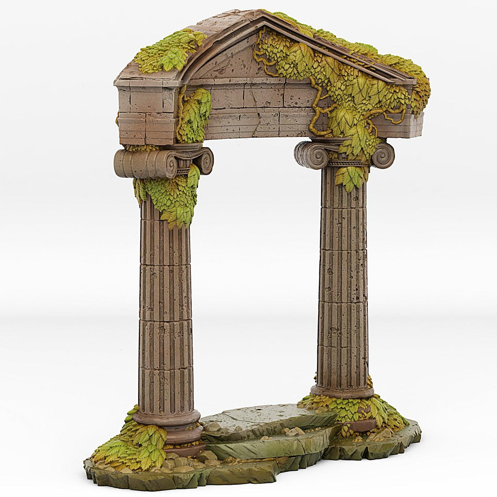 3D Printed Fantastic Portals and Effects Ancient Greek Portal 28mm - 32mm D&D Wargaming