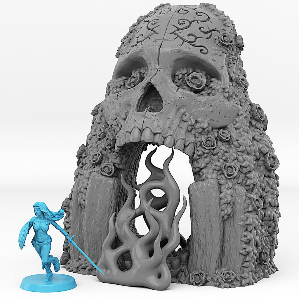 3D Printed Fantastic Portals and Effects Cadavera Portal 28mm - 32mm D&D Wargaming