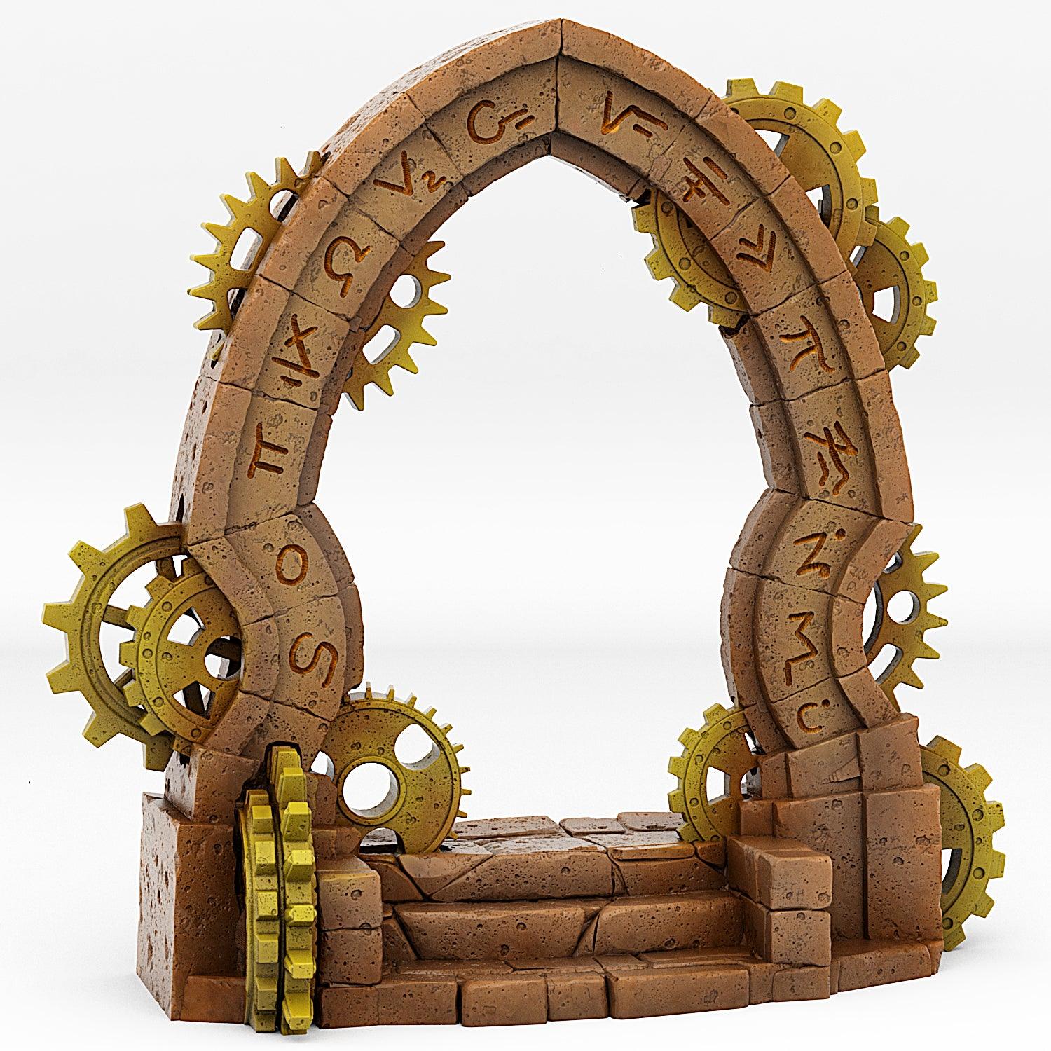 3D Printed Fantastic Portals and Effects Clockwork Portal 28mm - 32mm D&D Wargaming