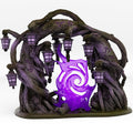 3D Printed Fantastic Portals and Effects Creepy Forest Portal 28mm - 32mm D&D Wargaming