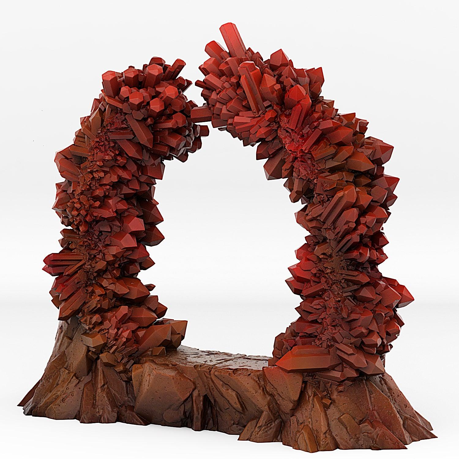 3D Printed Fantastic Portals and Effects Crystal Portal 28mm - 32mm D&D Wargaming