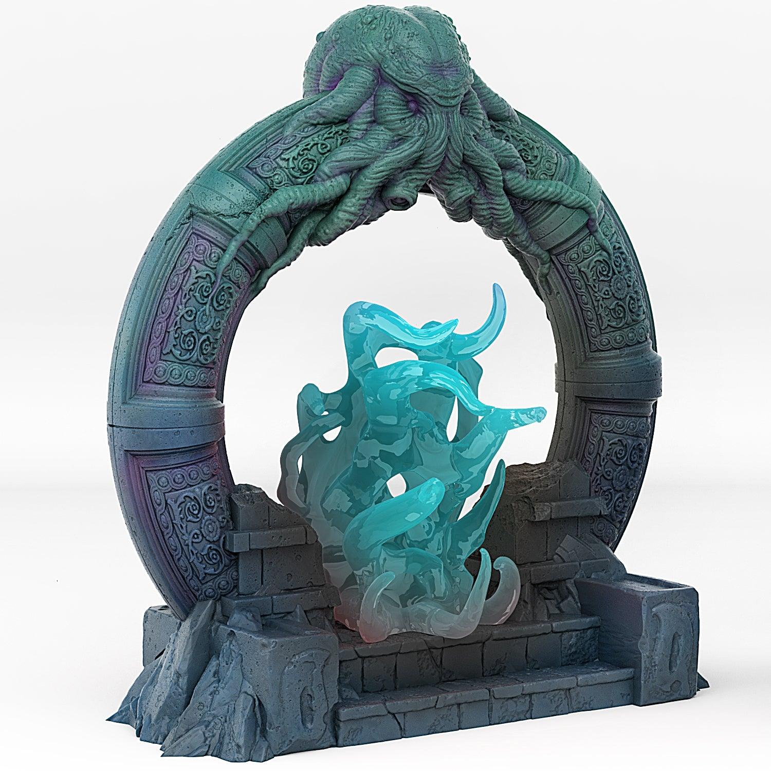 3D Printed Fantastic Portals and Effects Cthulhu's Portal 28mm - 32mm D&D Wargaming