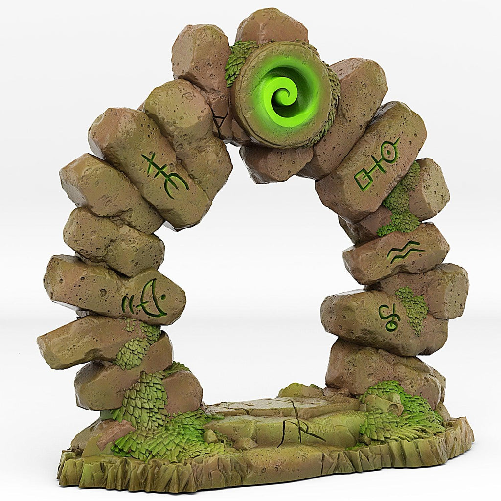 3D Printed Fantastic Portals and Effects Druid Portal 28mm - 32mm D&D Wargaming