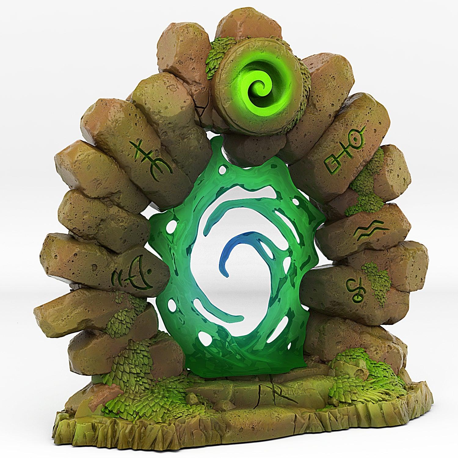3D Printed Fantastic Portals and Effects Druid Portal 28mm - 32mm D&D Wargaming