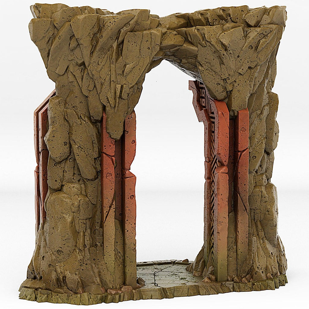 3D Printed Fantastic Portals and Effects Dwarf Portal 28mm - 32mm D&D Wargaming