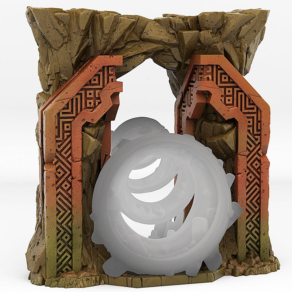 3D Printed Fantastic Portals and Effects Dwarf Portal 28mm - 32mm D&D Wargaming