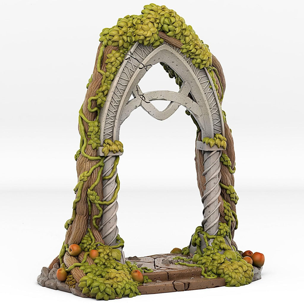 3D Printed Fantastic Portals and Effects Elfic Portal 28mm - 32mm D&D Wargaming