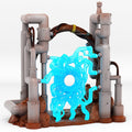 3D Printed Fantastic Portals and Effects Martian Pipes Portal 28mm - 32mm D&D Wargaming