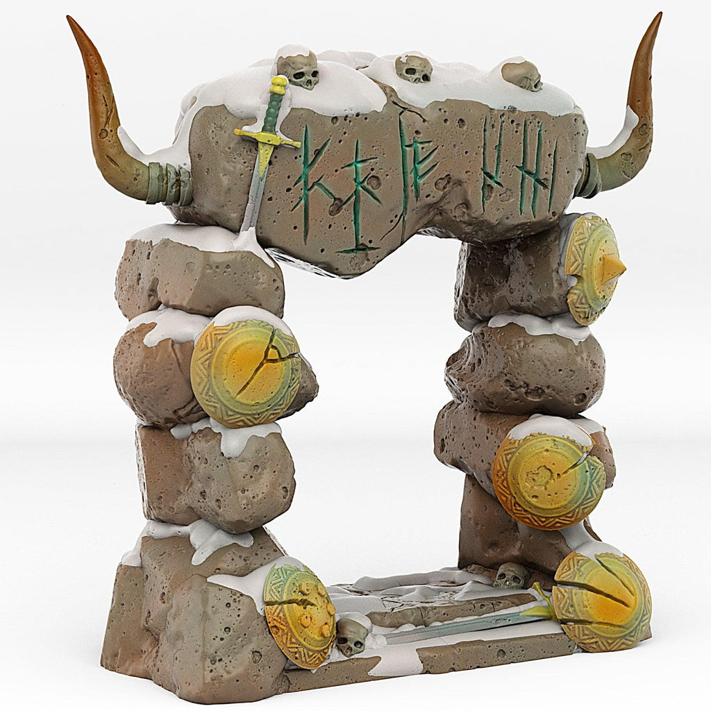 3D Printed Fantastic Portals and Effects Northmen Portal 28mm - 32mm D&D Wargaming