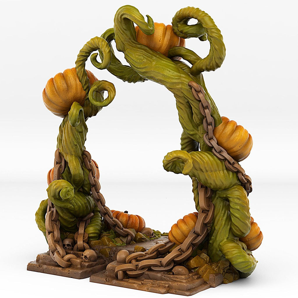 3D Printed Fantastic Portals and Effects Pumpkins Portal 28mm - 32mm D&D Wargaming