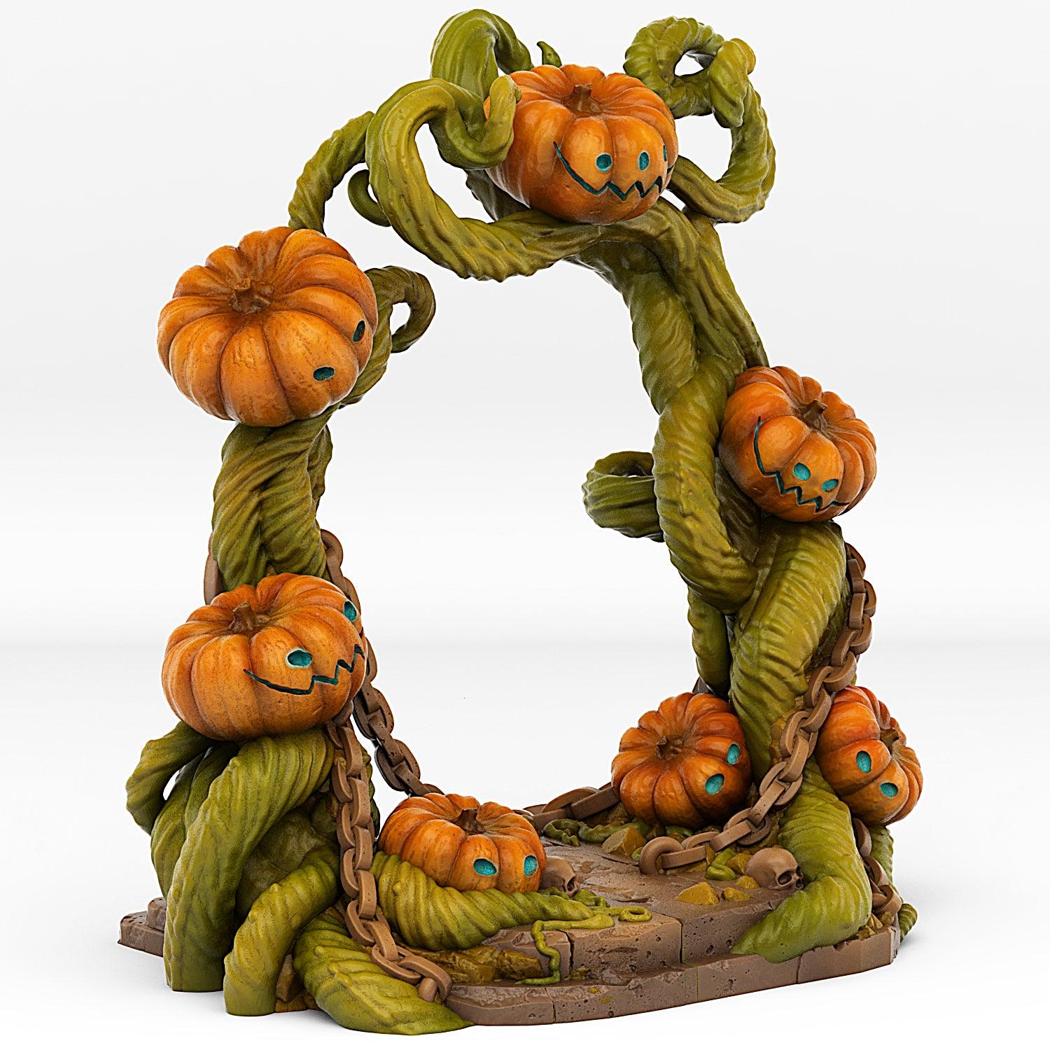 3D Printed Fantastic Portals and Effects Pumpkins Portal 28mm - 32mm D&D Wargaming