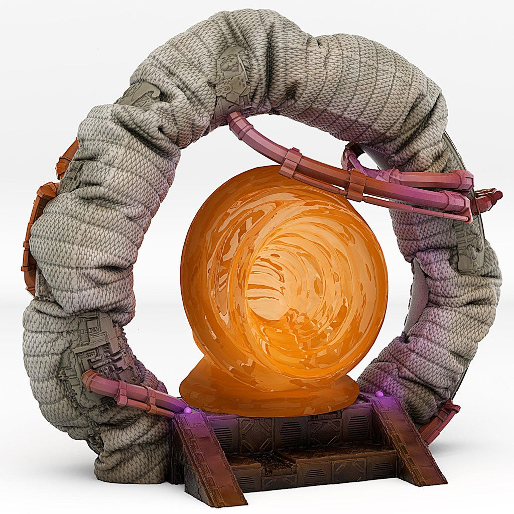 3D Printed Fantastic Portals and Effects Space Ship Portal 28mm - 32mm D&D Wargaming