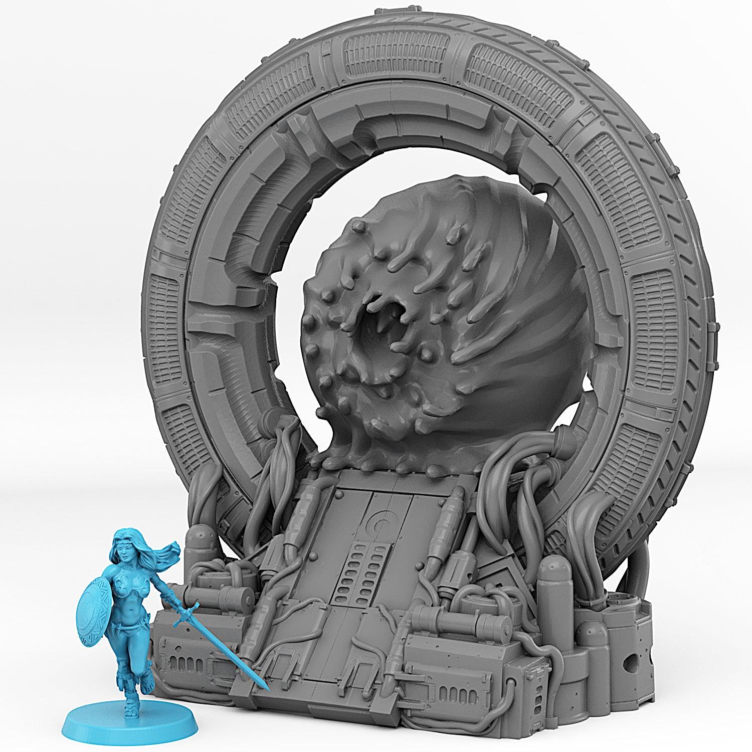 3D Printed Fantastic Portals and Effects Stars Portal 28mm - 32mm D&D Wargaming
