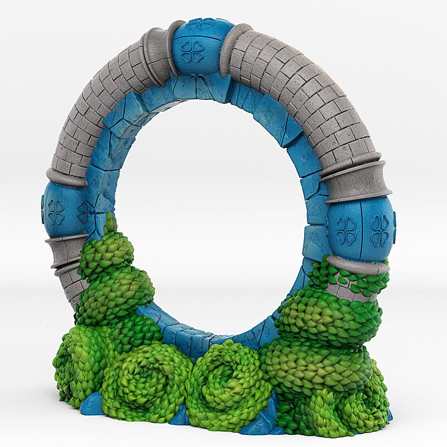 3D Printed Fantastic Portals and Effects Wonderland Portal 28mm - 32mm D&D Wargaming