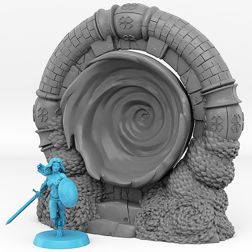 3D Printed Fantastic Portals and Effects Wonderland Portal 28mm - 32mm D&D Wargaming
