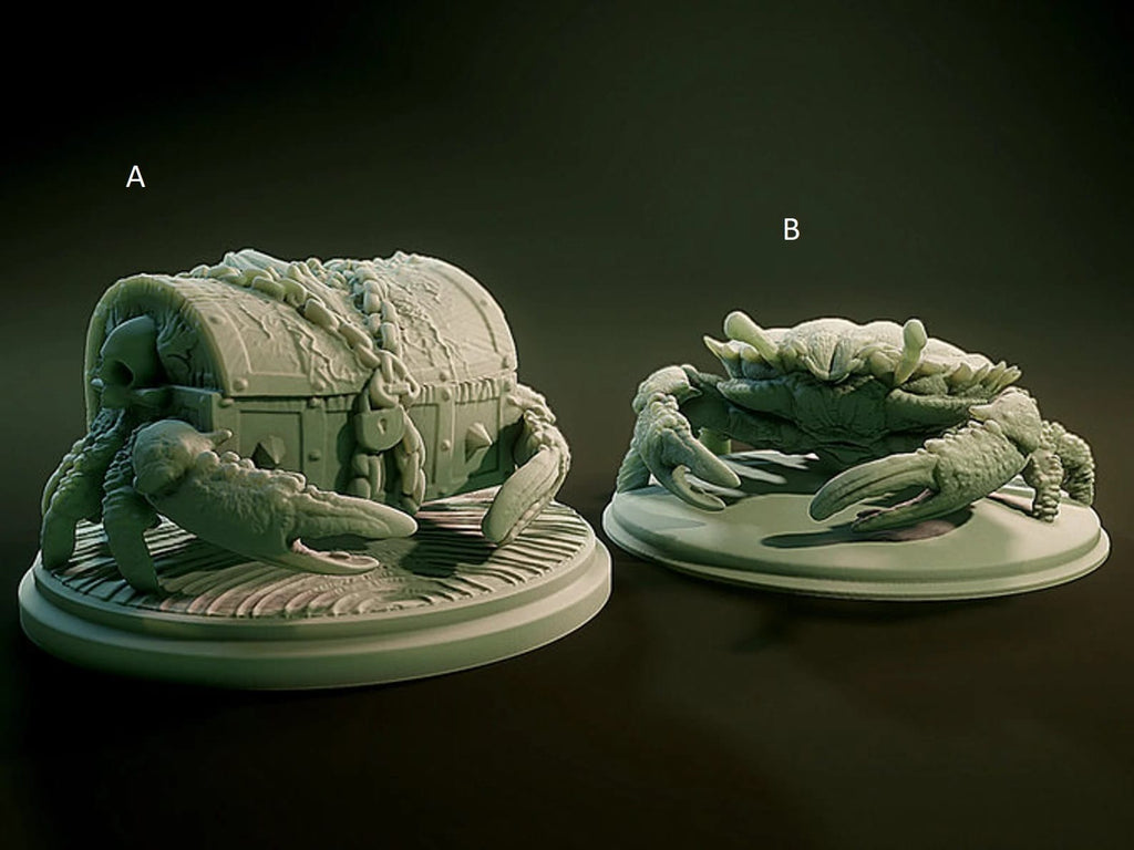 3D Printed Nafarrate Crabs Lovecraftian Bestiary 28 32 mm D&D