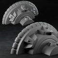 3D Printed Nafarrate Regenerator Space Orcs 28 32 mm D&D