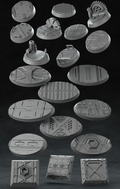 3D Printed Nafarrate Space Orc Bases Set Space Orcs 28 32 mm D&D